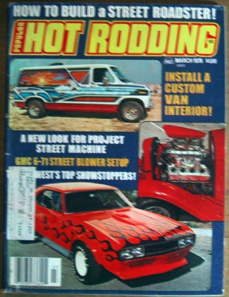 POPULAR HOT RODDING 1976 MAR - STREET BLOWER, 440 CUDA